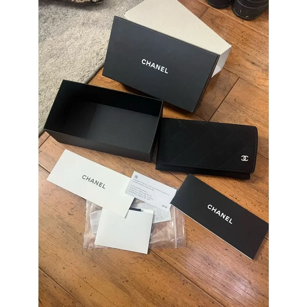 CHANEL Round Silver Metal Frame Glasses sunglasses frame